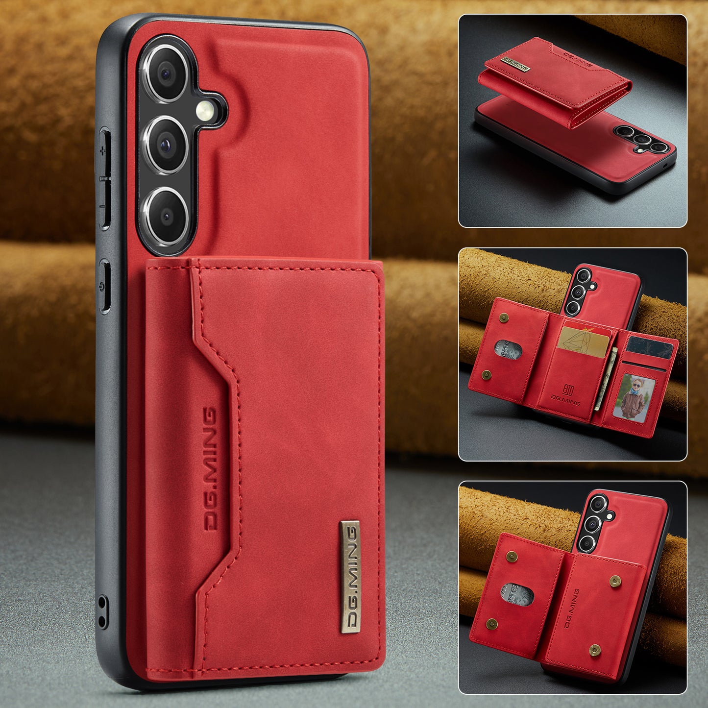 2-in-1 Detachable Leather Wallet Case for Samsung Galaxy S23