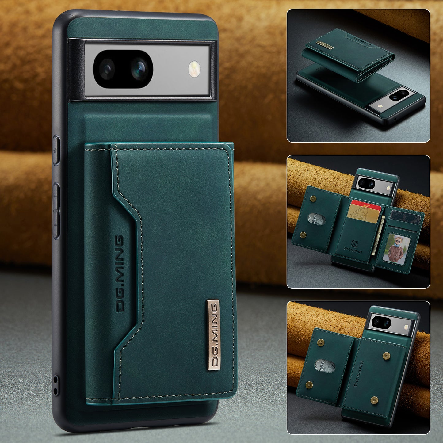 2-in-1 Detachable Leather Wallet Case for Google Pixel 7