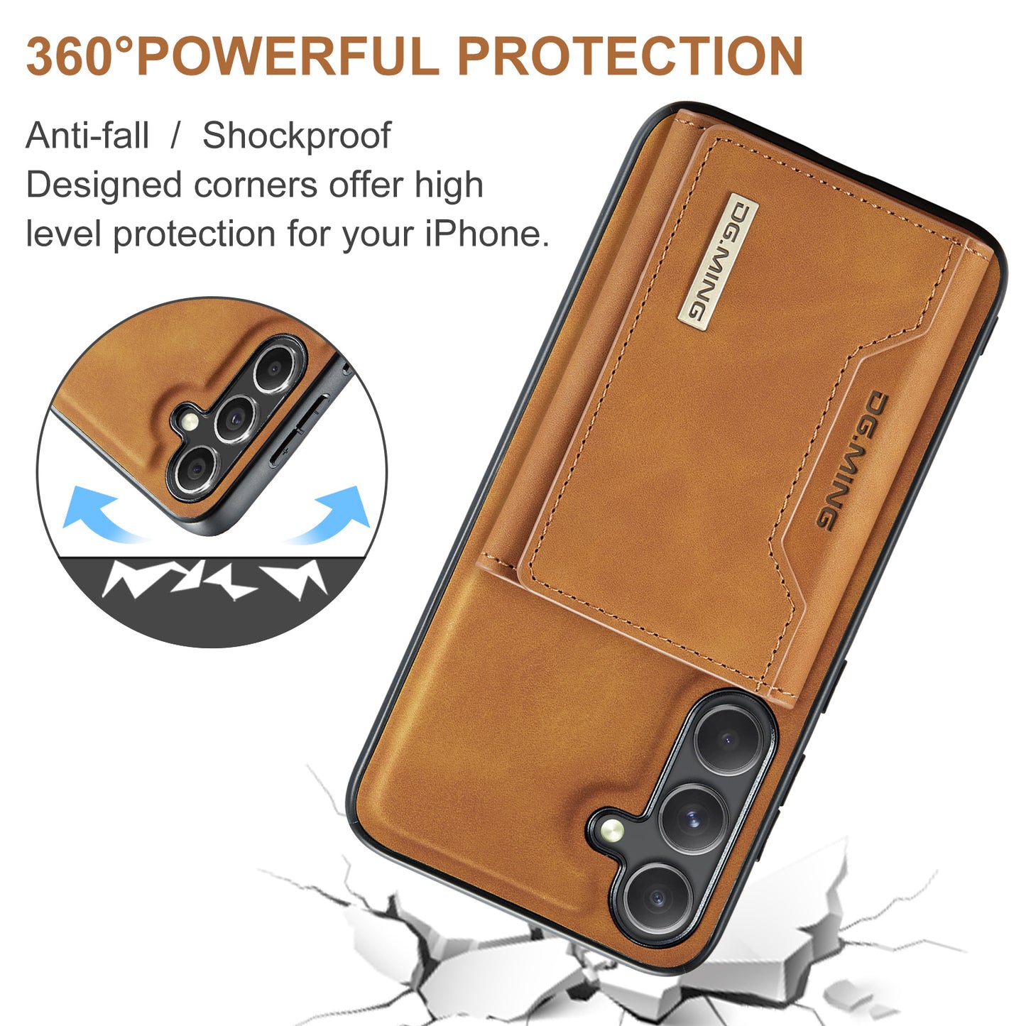 2-in-1 Detachable Leather Wallet Case for Samsung Galaxy S23 FE